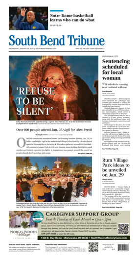 Cover of South Bend Tribune