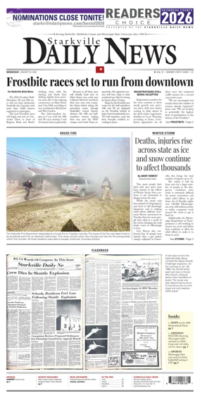 Cover of Starkville Daily News