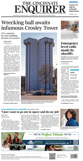 Cover of The Cincinnati Enquirer