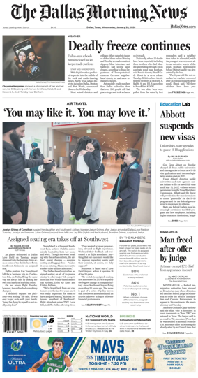 Cover of The Dallas Morning News