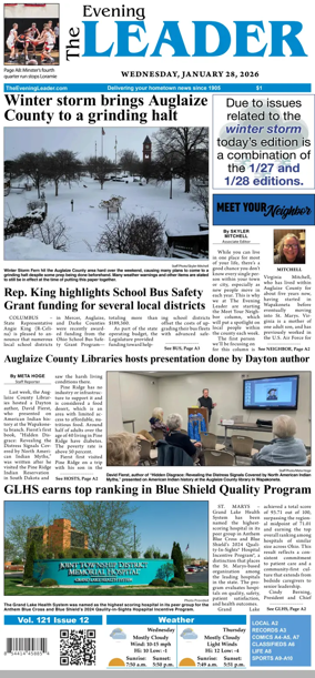 Cover of The Evening Leader