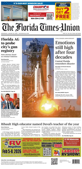 Cover of The Florida Times-Union