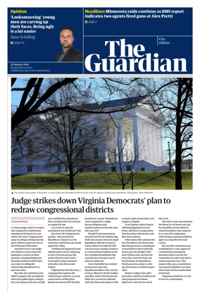 Cover of The Guardian (USA)