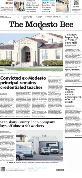 Cover of The Modesto Bee