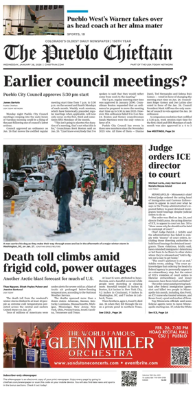 Cover of The Pueblo Chieftain