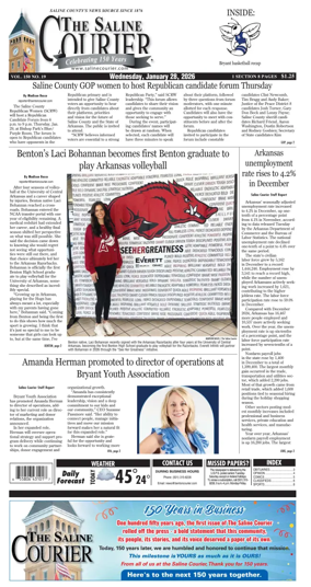 Cover of The Saline Courier