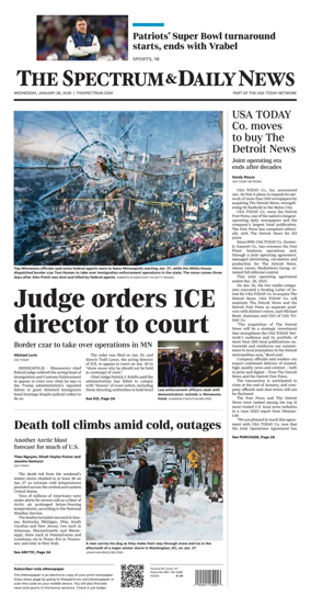 Cover of The Spectrum & Daily News