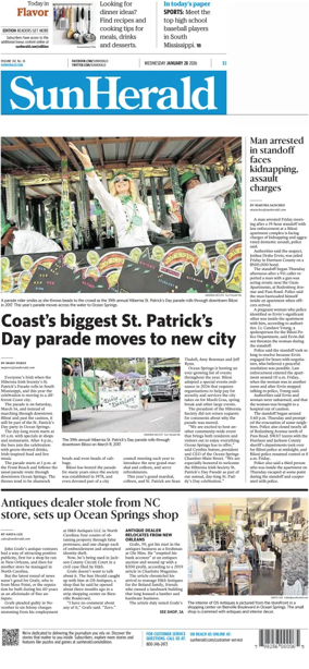 Cover of The Sun Herald