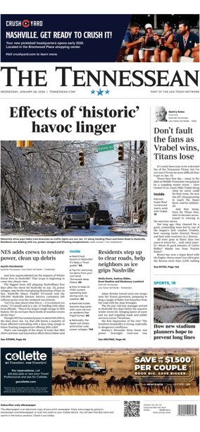 Cover of The Tennessean