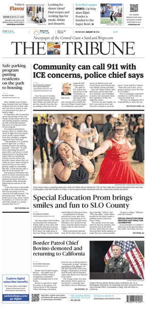 Cover of The Tribune (SLO)