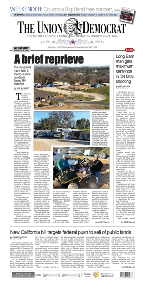 Cover of The Union Democrat