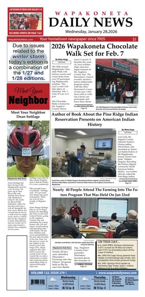 Cover of Wapakoneta Daily News