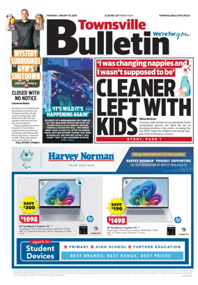 Cover of Townsville Bulletin