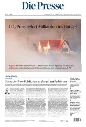 Cover of Die Presse