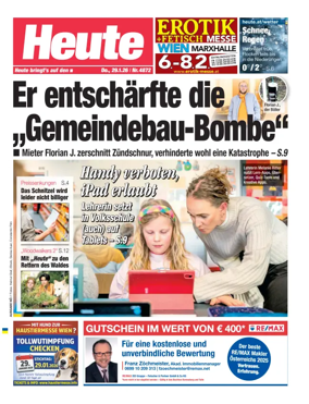 Cover of Heute - Niederosterreich Ausgabe