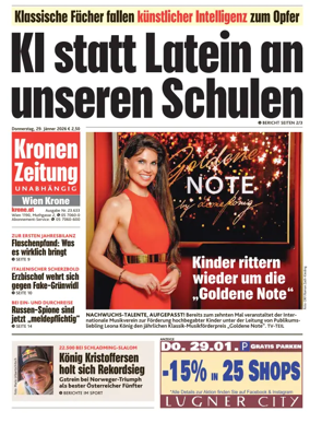Cover of Kronen Zeitung