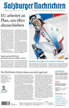 Cover of Salzburger Nachrichten