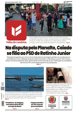Cover of Folha de Londrina