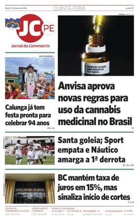 Cover of Jornal do Commercio
