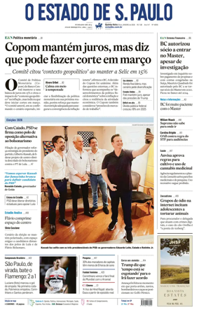 Cover of O Estado de S. Paulo