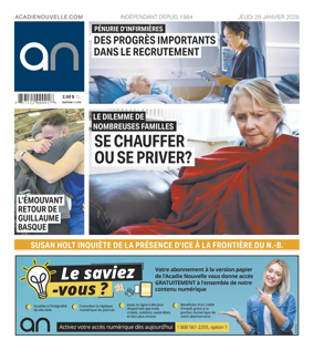 Cover of Acadie Nouvelle