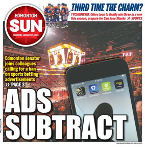Cover of Edmonton Sun