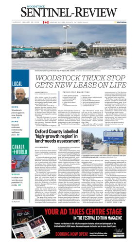 Cover of Sentinel-Review (Woodstock)