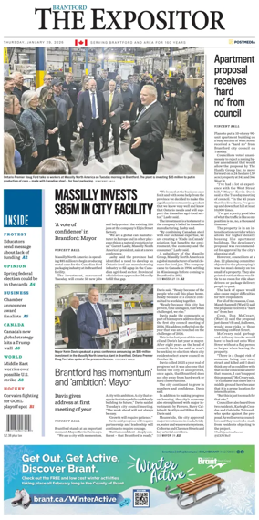 Cover of The Expositor (Brantford)