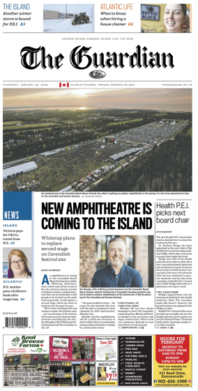 Cover of The Guardian (Charlottetown)