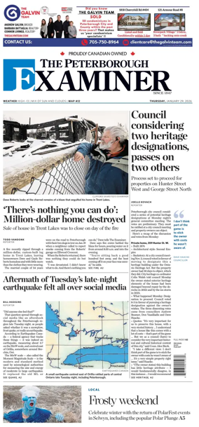 Cover of The Peterborough Examiner