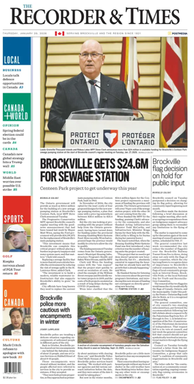 Cover of The Recorder & Times (Brockville)