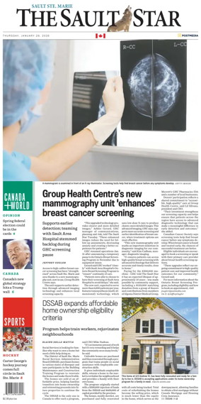 Cover of The Sault Star