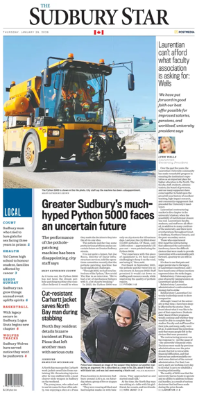 Cover of The Sudbury Star
