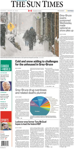 Cover of The Sun Times (Owen Sound)