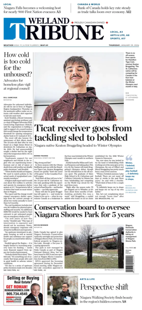 Cover of The Welland Tribune
