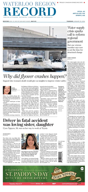 Cover of Waterloo Region Record