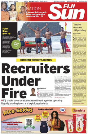 Cover of Fiji Sun