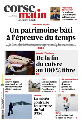 Cover of Corse Matin