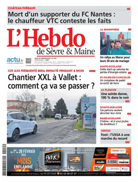 Cover of L'Hebdo de Sevre et Maine