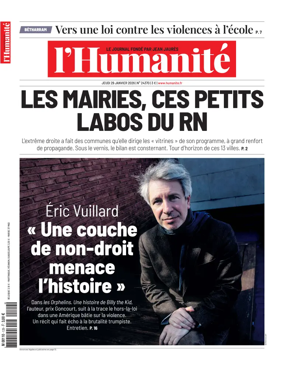 Cover of L'HUMANITE