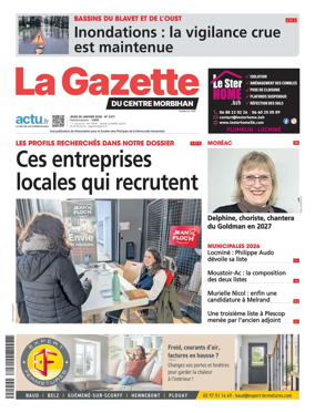 Cover of La Gazette du Centre Morbihan