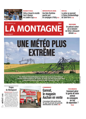 Cover of La Montagne (Vichy)