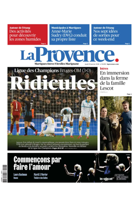 Cover of La Provence Martigues-Istres-Vitrolles-Marignane
