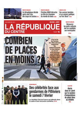 Cover of La Republique du Centre (Orleans - Loiret))