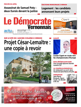 Cover of Le Democrate Vernonnais