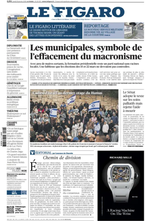 Cover of Le Figaro