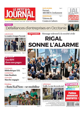 Cover of Le Petit Journal - L'hebdo local du Lot