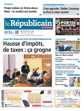 Cover of Le Republicain (Sud-Gironde)