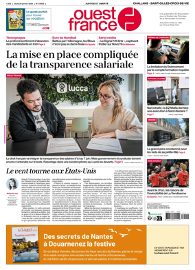 Cover of Ouest France (Challans / Saint-Gilles-Croix-de-Vie)