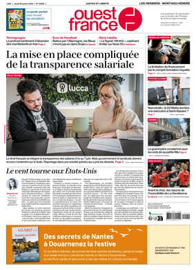 Cover of Ouest France (Les Herbiers / Montaigu)